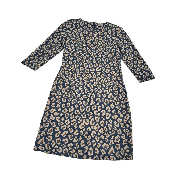 J.McLaughlin Catalyst Mini Dress Size Medium Animal Print Catalina Cloth - Picture 3 of 7